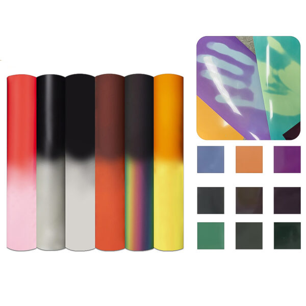 Thermochromic Heat Transfer Vinyl (HTV)