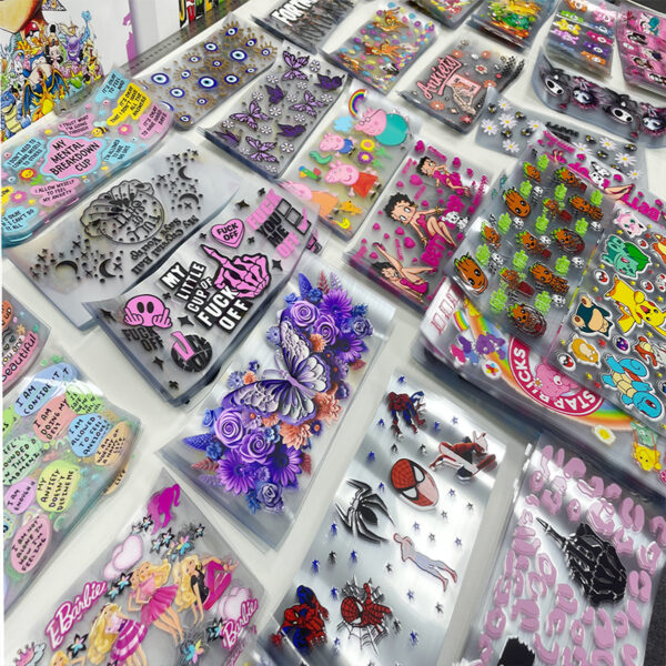 UV crystal stickers（UV DTF Film (A film + B film)）